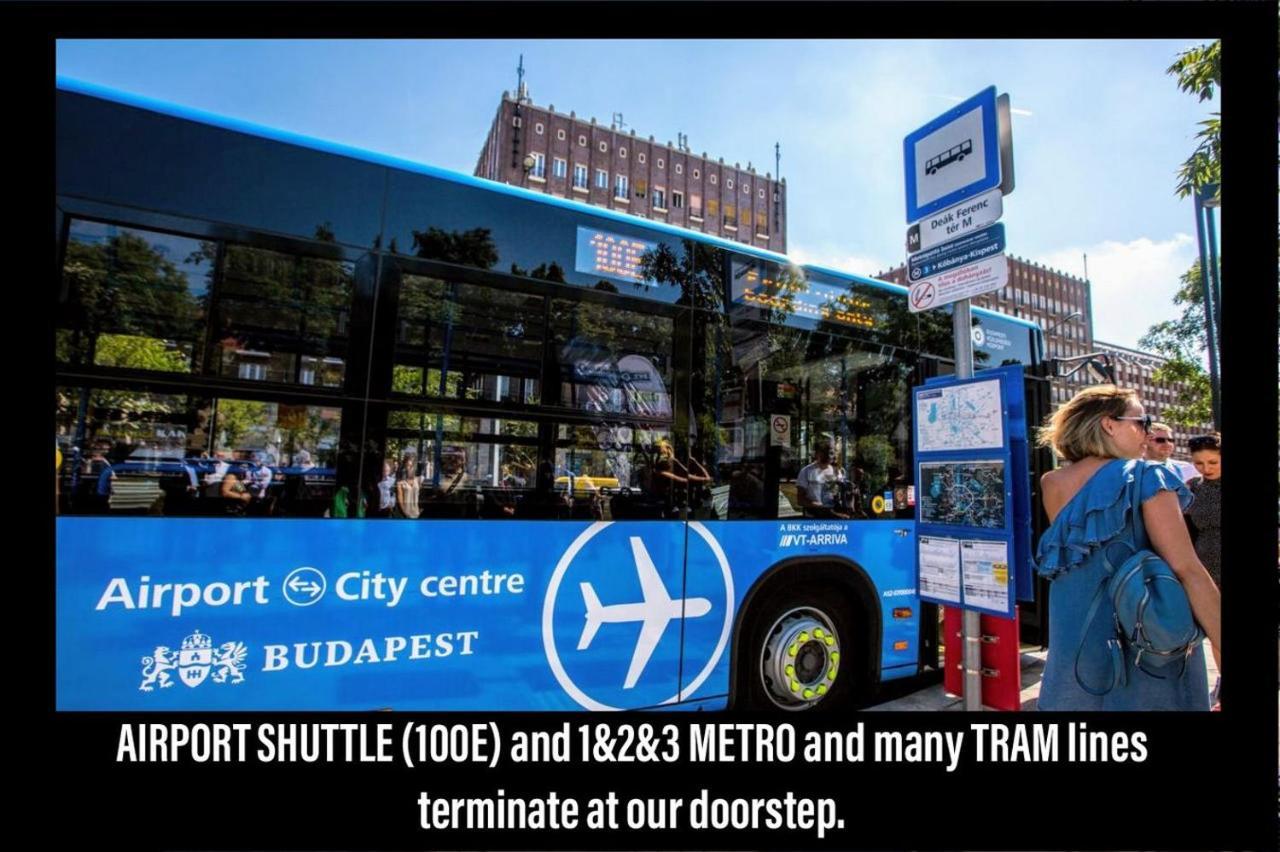 Economy Downtown Design Apartments - Free Parking - Balcony - Super Puplic Transport - Ac Budapest Exterior foto